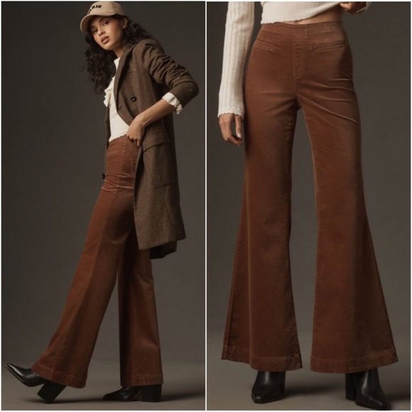 Anthropology Pilcro Pull-On Mid-Rise Velvet Retro Flare Jeans
NWT Sz 29 Tall - Picture 2 of 4